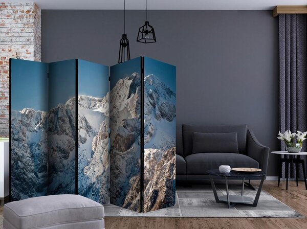 Artgeist Paravan Winter In The Alps I, 5-Delni, Enostranski