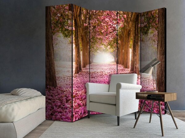 Artgeist Paravan Pink Grove I, 5-Delni, Enostranski