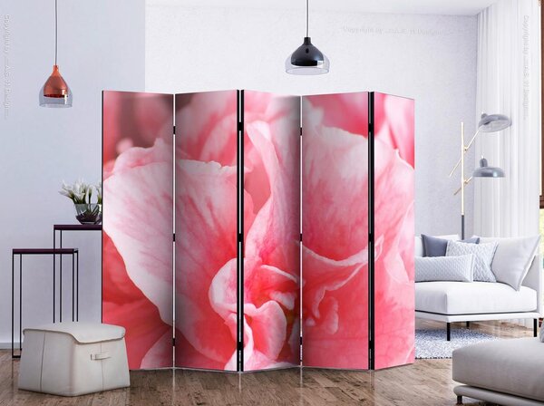 Artgeist Paravan Pink Azalea Flowers I, 5-Delni, Dvostranski