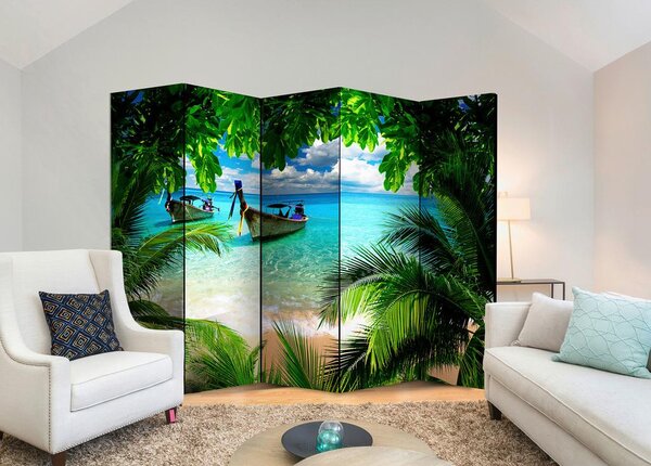 Artgeist Paravan Tropical Paradise I, 5-Delni, Enostranski