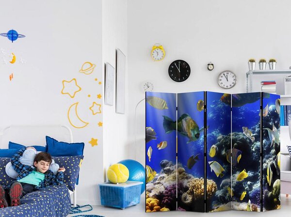 Artgeist Paravan Underwater Adventure I, 5-Delni, Dvostranski