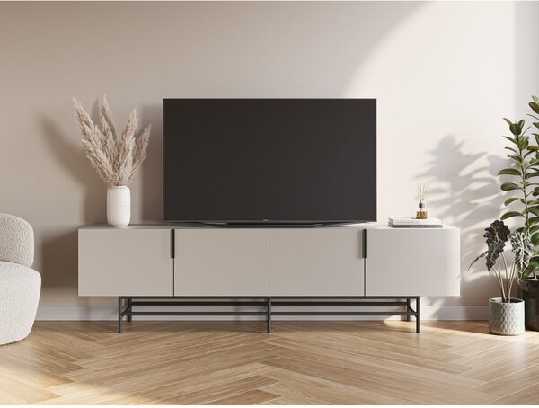 Kremno bela TV omarica 200x54,5 cm Eldia – Marckeric