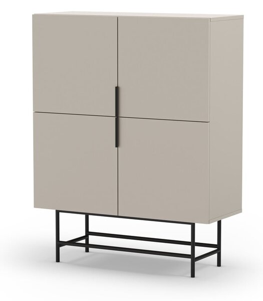 Kremno bela omarica 100x128 cm Eldia – Marckeric