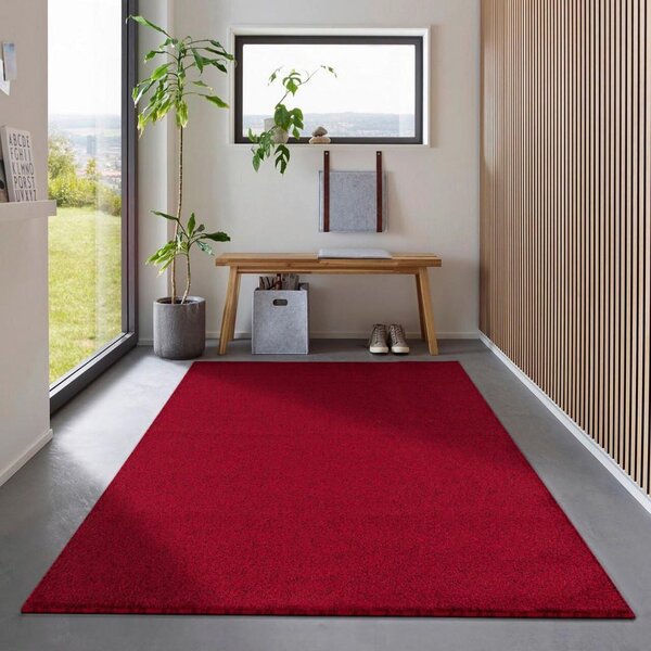 Novel Preproga Z Visokim Florom Ata, Rdeča, 120x170cm