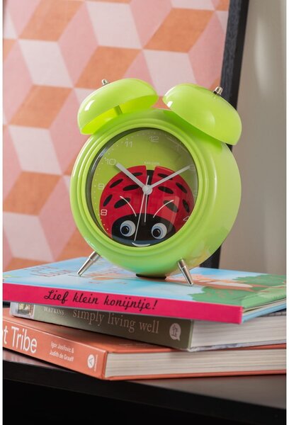 Otroška budilka ø 15 cm Peekaboo Ladybug – Karlsson