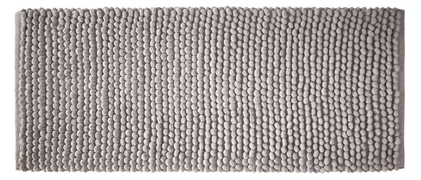 Siva kopalniška preproga 50x120 cm Aspen Bobble – Bianca