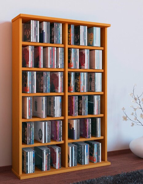 REGAL ZA CD-JE 60/91,5/18 cm barve bukve