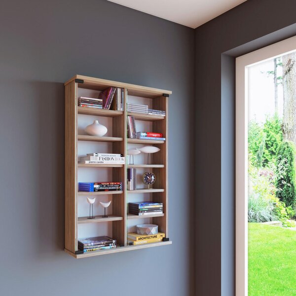 REGAL ZA CD-JE 60/91,5/18 cm barve bukve