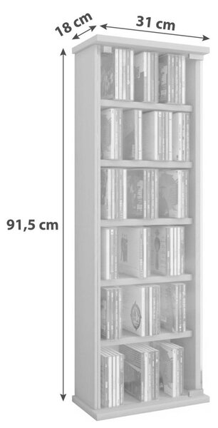 REGAL ZA CD-JE 31/91,5/18 cm barve bukve