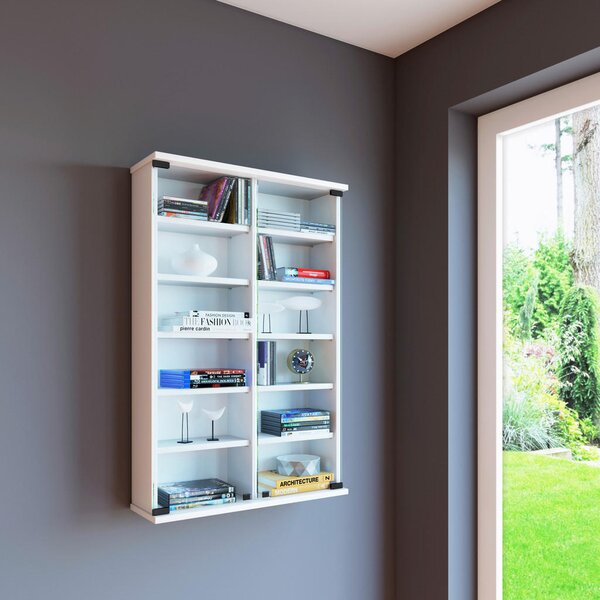 REGAL ZA CD-JE 60/91,5/18 cm barve bukve