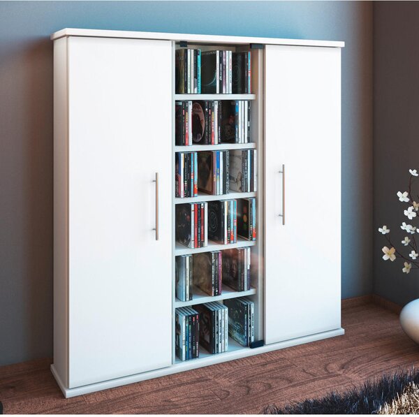 REGAL ZA CD-JE 86/91,5/18 cm bela