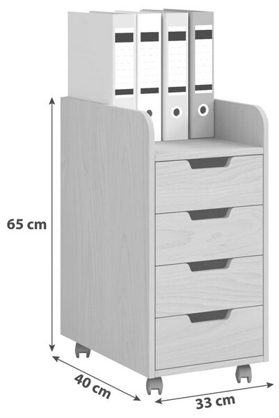 PREDALNIK NA KOLESCIH barve bukve