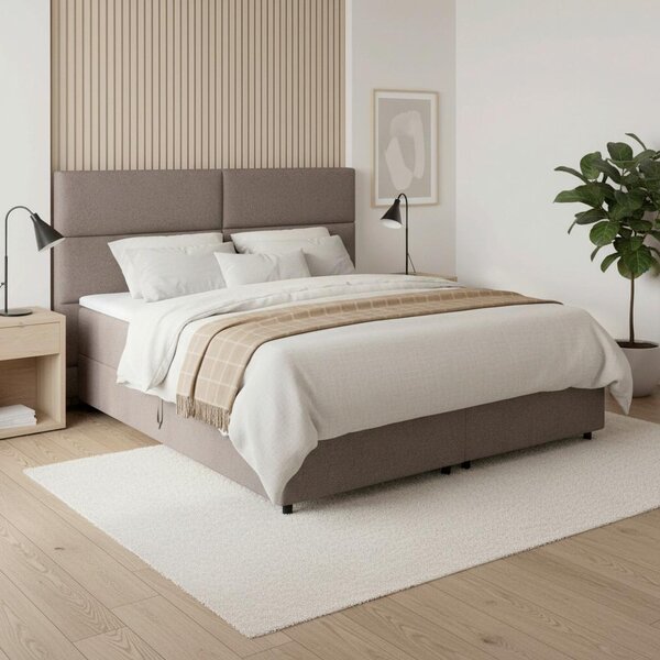 Bessagi Home Postelja Z Vzmetnico Lily, Rjava, 180x200