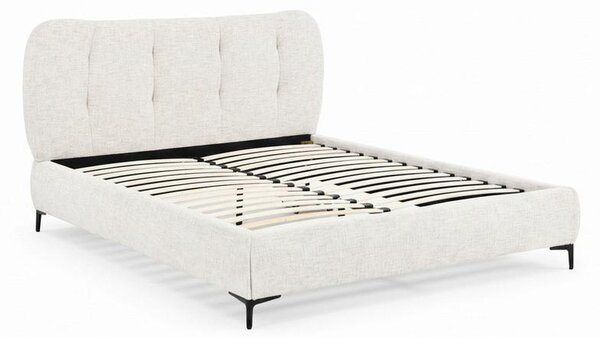 Bessagi Home Oblazinjena Postelja Glaris, Krem Barve, 160x200