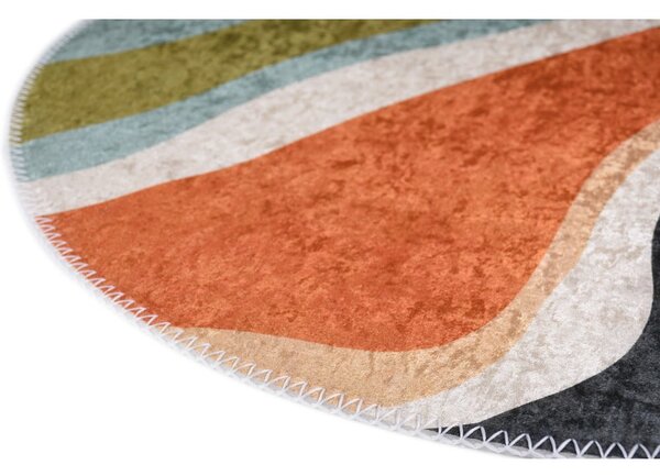 Pralna okrogla preproga ø 120 cm Colors of Joy – Vitaus