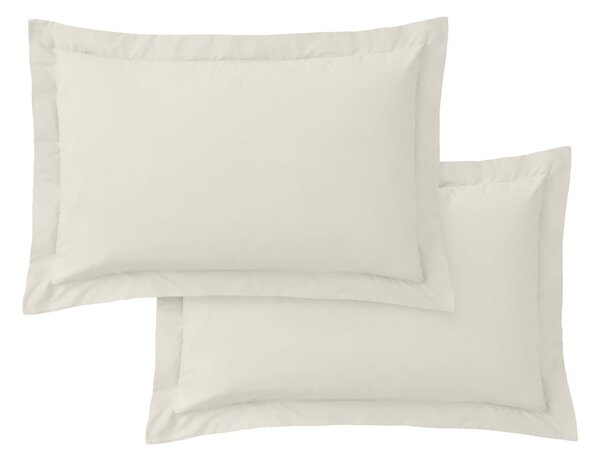 Prevleke za vzglavnik iz bombažnega perkala v kompletu 2 ks 50x75 cm Cotton Percale – Bianca