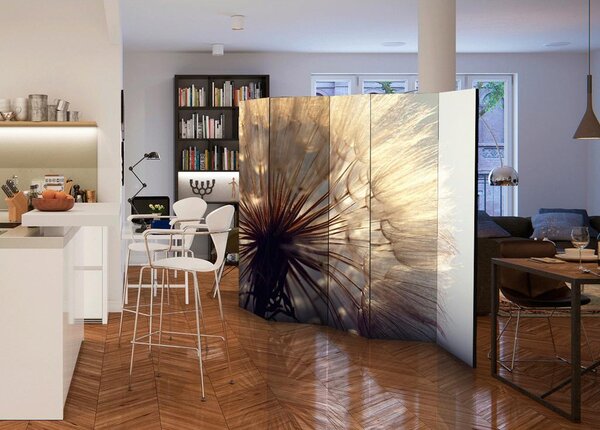 Artgeist Paravan Dandelion Kiss I, 5-Delni, Dvostranski