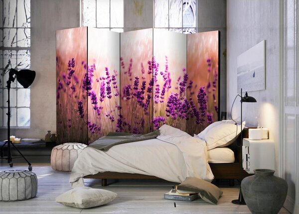 Artgeist Paravan Lavender In The Rain I, 5-Delni, Enostranski