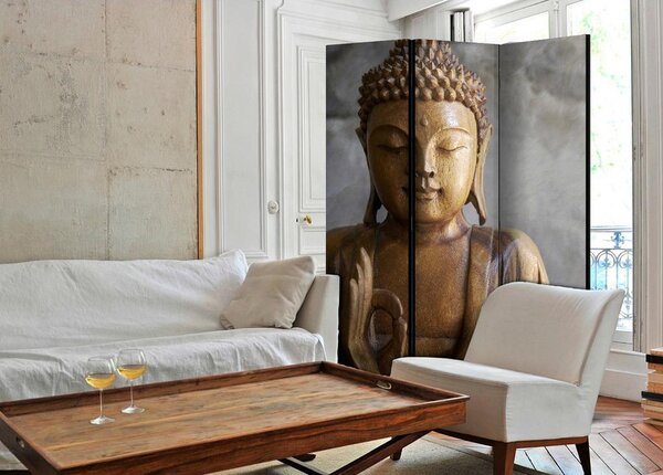Artgeist Paravan Buddha, 3-Delni, Enostranski