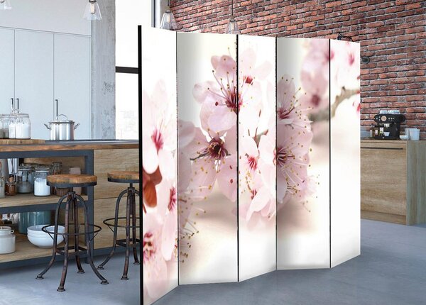 Artgeist Paravan Cherry Blossom I, 5-Delni, Enostranski