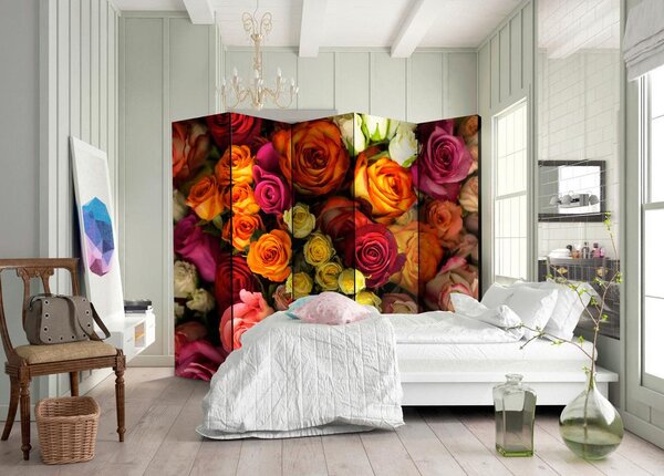 Artgeist Paravan Bouquet Of Roses I, 5-Delni, Dvostranski