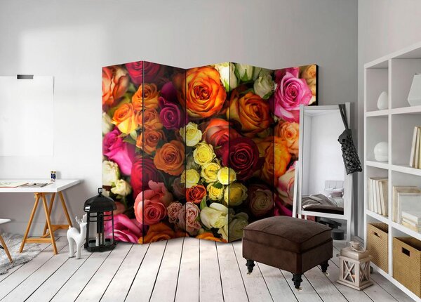 Artgeist Paravan Bouquet Of Roses I, 5-Delni, Dvostranski