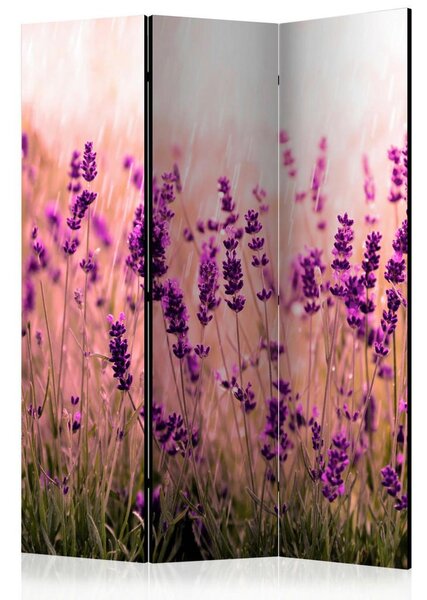 Artgeist Paravan Lavender In The Rain, 3-Delni, Dvostranski