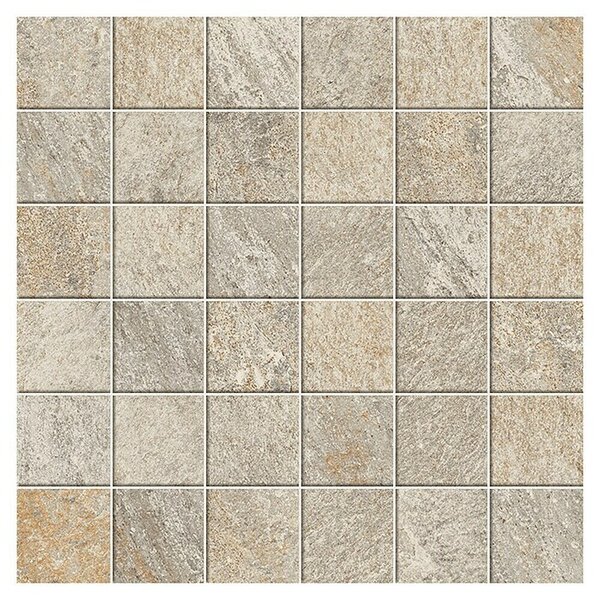 Atlas Concorde Solution Regent Mozaična ploščica Ivory (30 x 30 cm, Debelina: 8 mm, Bež barve/rjave barve, Mat)