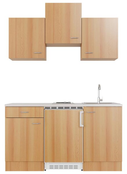 FlexWell Kuhinja Z Aparati Po Meri Nano, Barva Bukve