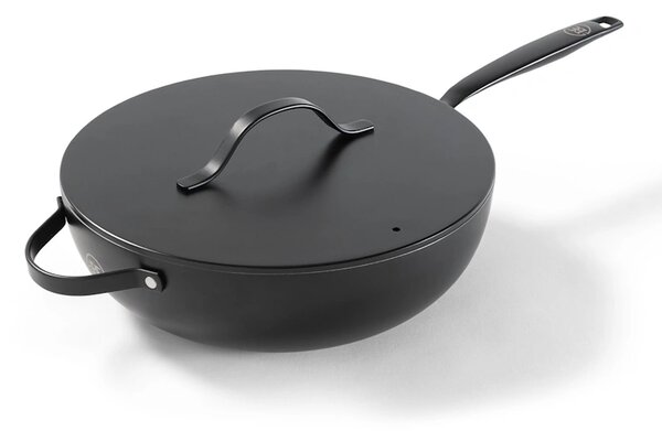 BE Living Wok ponev z pokrovom Essential Black 30 cm