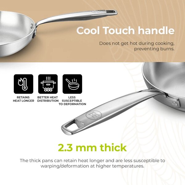 BE Living Ponev Stainless Steel 20 cm nerjavno jeklo