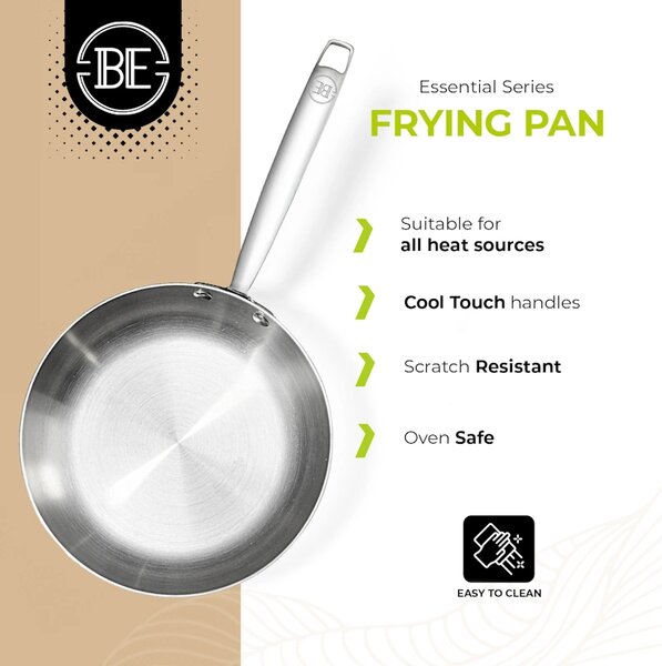 BE Living Ponev Stainless Steel 20 cm nerjavno jeklo