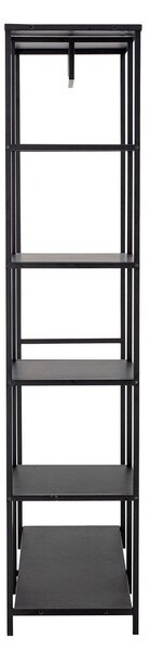 Črno kovinsko stojalo za oblačila 90x183x40 cm Valde – Bloomingville