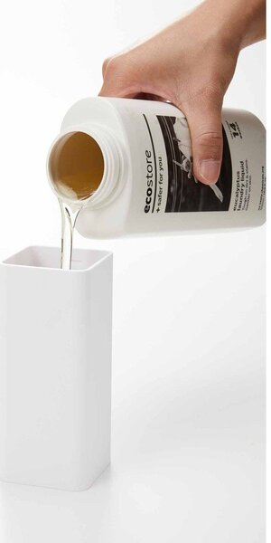 Bel plastičen dozirnik za milo z namestitvijo brez vrtanja 230 ml Film Hook – YAMAZAKI