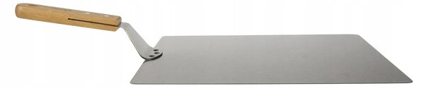 Močan inox lopar za pico 47cm leseno držalo + silikonska rokavica
