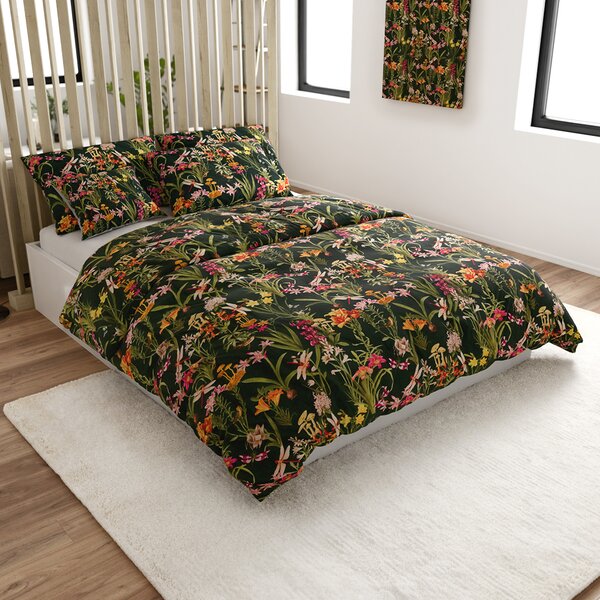 Posteljnina iz mikrovlaken MYSTIC GARDEN temno zelena Dimenzije posteljnine: 70 x 90 cm | 140 x 220 cm