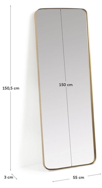 Stensko ogledalo 55x150,5 cm Marco – Kave Home