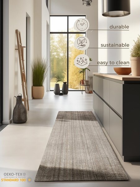 Sivorjav tekač iz jute 80x200 cm Bouclé – Hanse Home