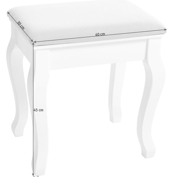 TABURE, les, tekstil, leseni material siva, bela