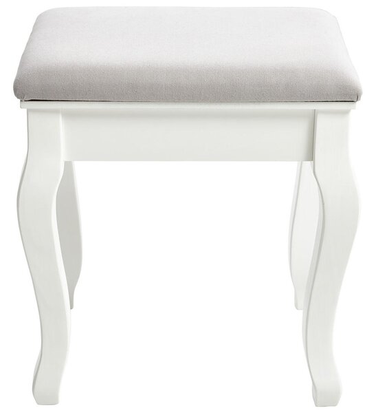 TABURE, les, tekstil, leseni material siva, bela