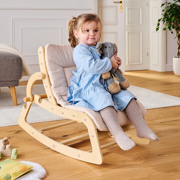 OTROŠKI GUGALNIK Swing and more 42/70/56 cm naravne barve, bež