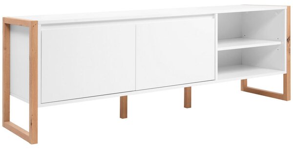 TV-ELEMENT bela, hrast artisan
