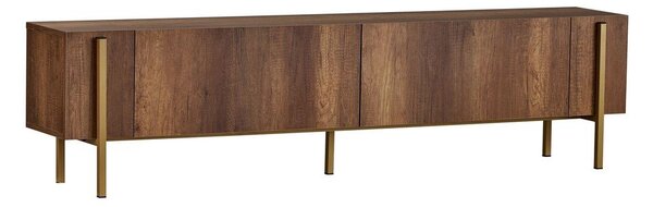 TV omarica v orehovem dekorju v temni naravni barvi 180x45x30 cm Nexus – Kalune Design