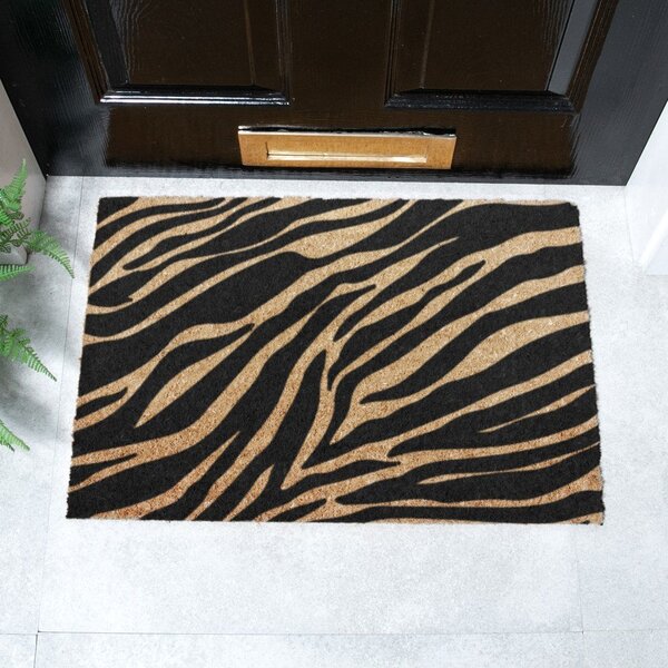Predpražnik iz kokosovih vlaken 40x60 cm Zebra – Artsy Doormats