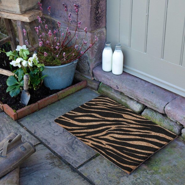 Predpražnik iz kokosovih vlaken 40x60 cm Zebra – Artsy Doormats