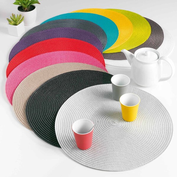 Plastičen pogrinjek ø 35 cm Zebulon – douceur d'intérieur