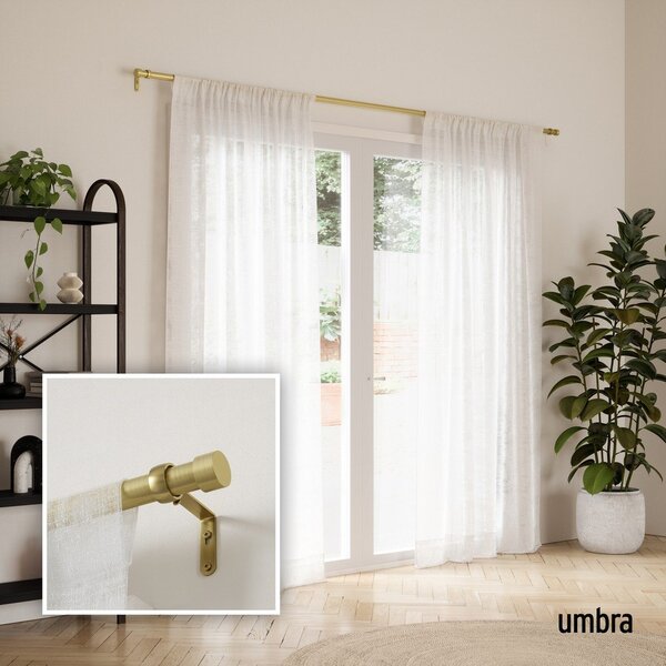 Jeklena karnisa z nastavljivo dolžino 168 - 305 cm Cappa – Umbra