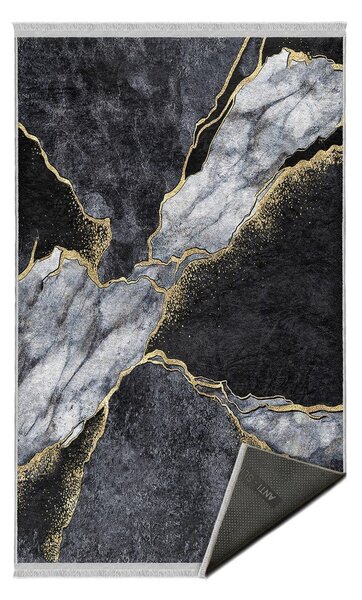 Črna preproga 120x180 cm - Mila Home