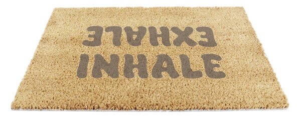 Predpražnik iz kokosovih vlaken 60x90 cm Inhale Exhale – Artsy Doormats