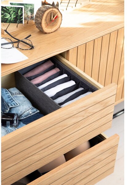 Siv organizator predalov s predali Bigso Box of Sweden Predal, 16,5 x 11 cm